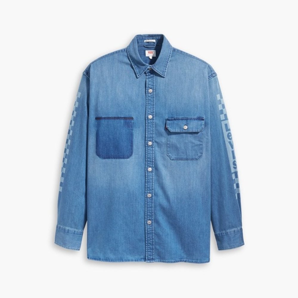 NWT Mens Levi’s Oversized Worker Denim Shirt Large